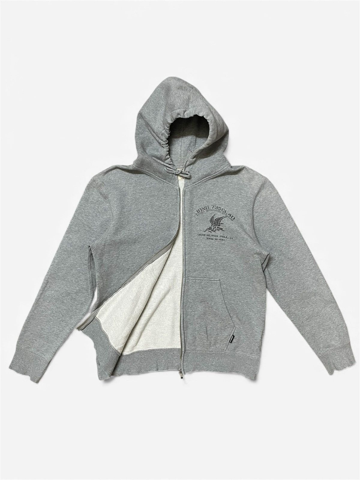 Avirex avirex grey hoodie Size US L / EU 52-54 / 3 - 1 Thumbnail