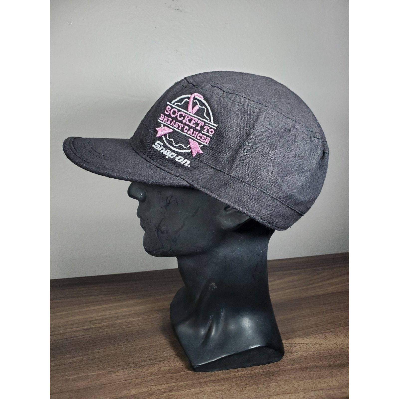 Craftsman Snap-on Tools "Socket to Breast Cancer" Army Cadet Hat Cap Size ONE SIZE - 2 Thumbnail