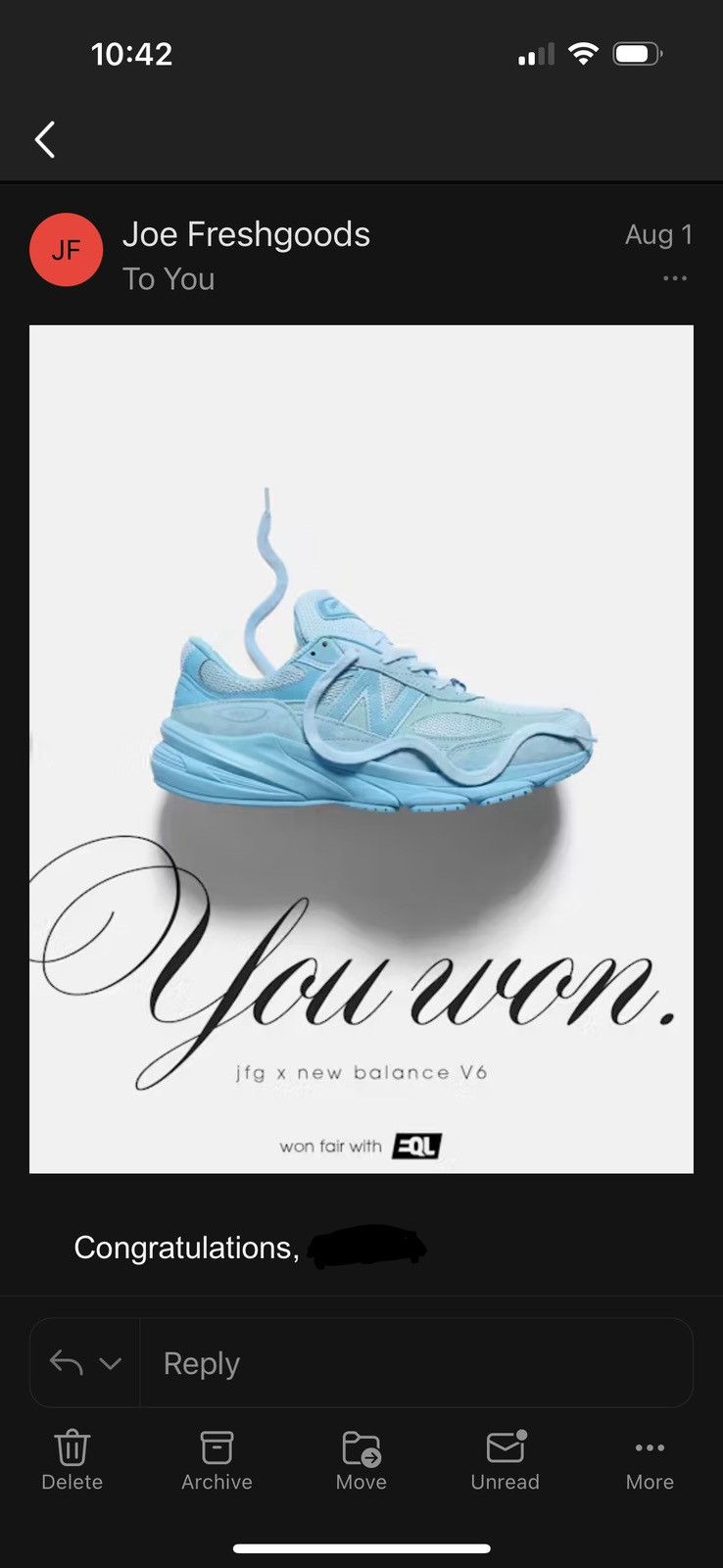 Joe Freshgoods × New Balance New Balance 990v6 MiUSA Joe Freshgoods Prom Blue Size US 10 / EU 43 - 5 Thumbnail