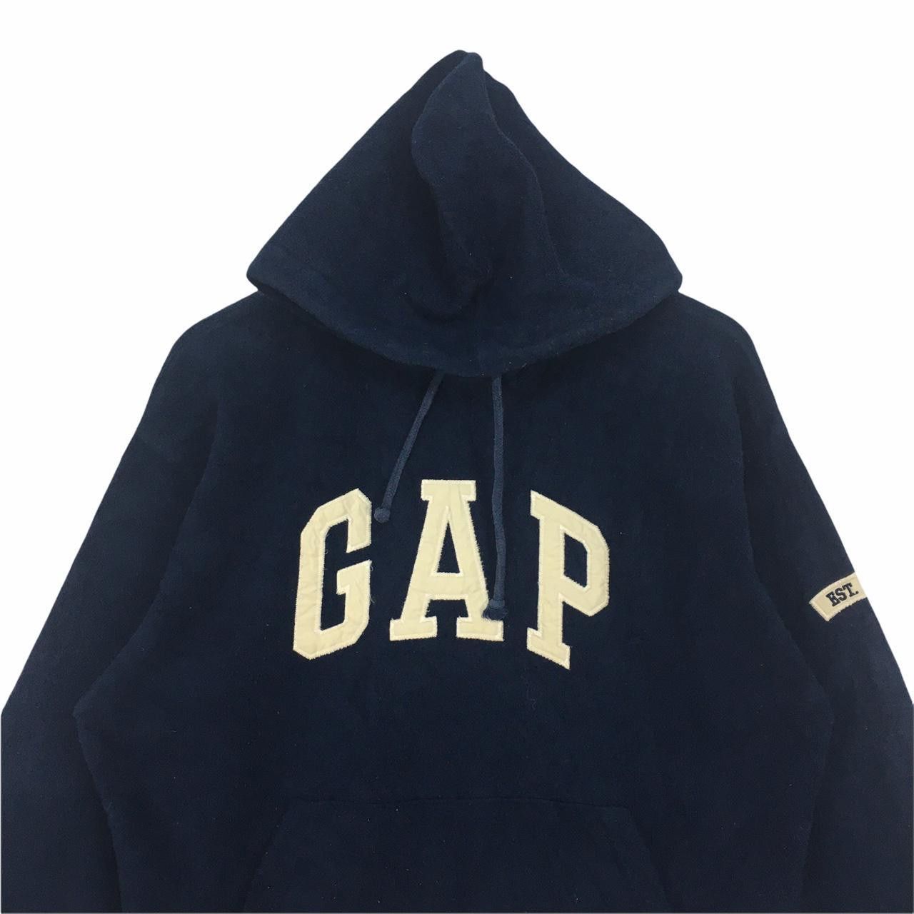 Gap Vtg GAP Hoodie Sweatshirt Big Logo Spell Out Size US S / EU 44-46 / 1 - 2 Thumbnail