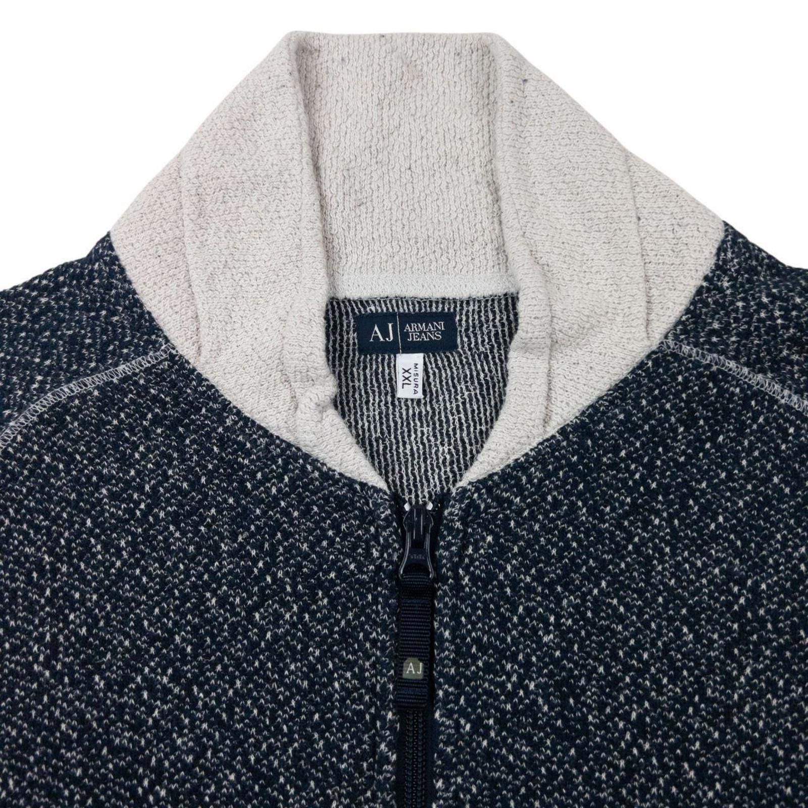 Other Vintage 2000s Armani Jeans Zip Up Hemp Jumper Womnes Size L Size US L / EU 52-54 / 3 - 3 Thumbnail