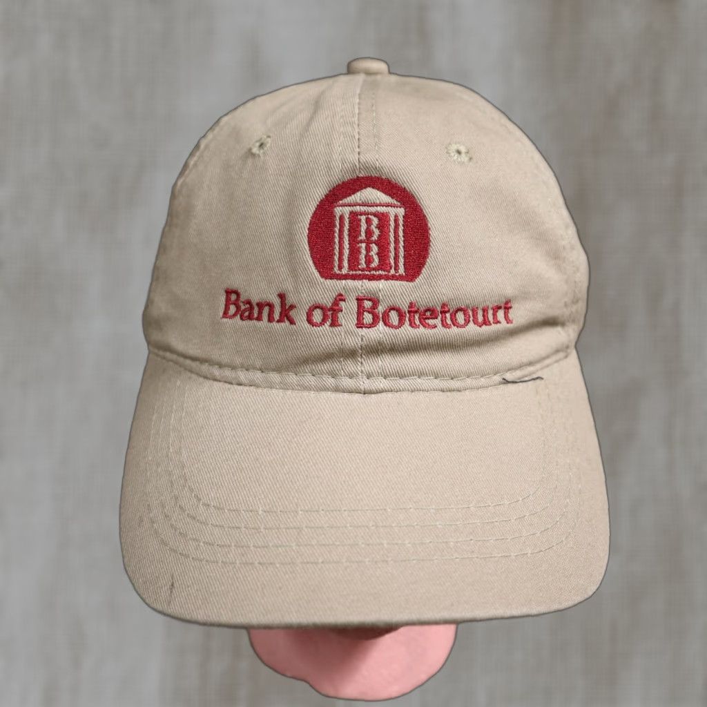 Vintage Bank Of Botetourt Hat Unisex Adults One Size Brown Adjustable Cap Size ONE SIZE - 1 Thumbnail