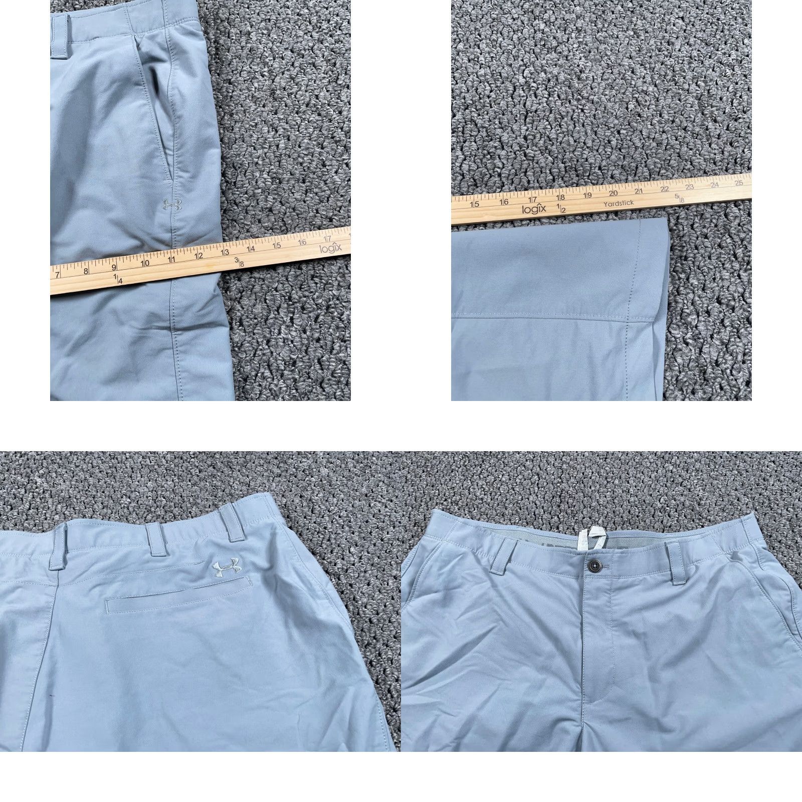 Under Armour Under armour Heat Gear Loose Fit Shorts Men 40 Gray Nylon Blend 11" Inseam Size US 38 / EU 54 - 8 Thumbnail