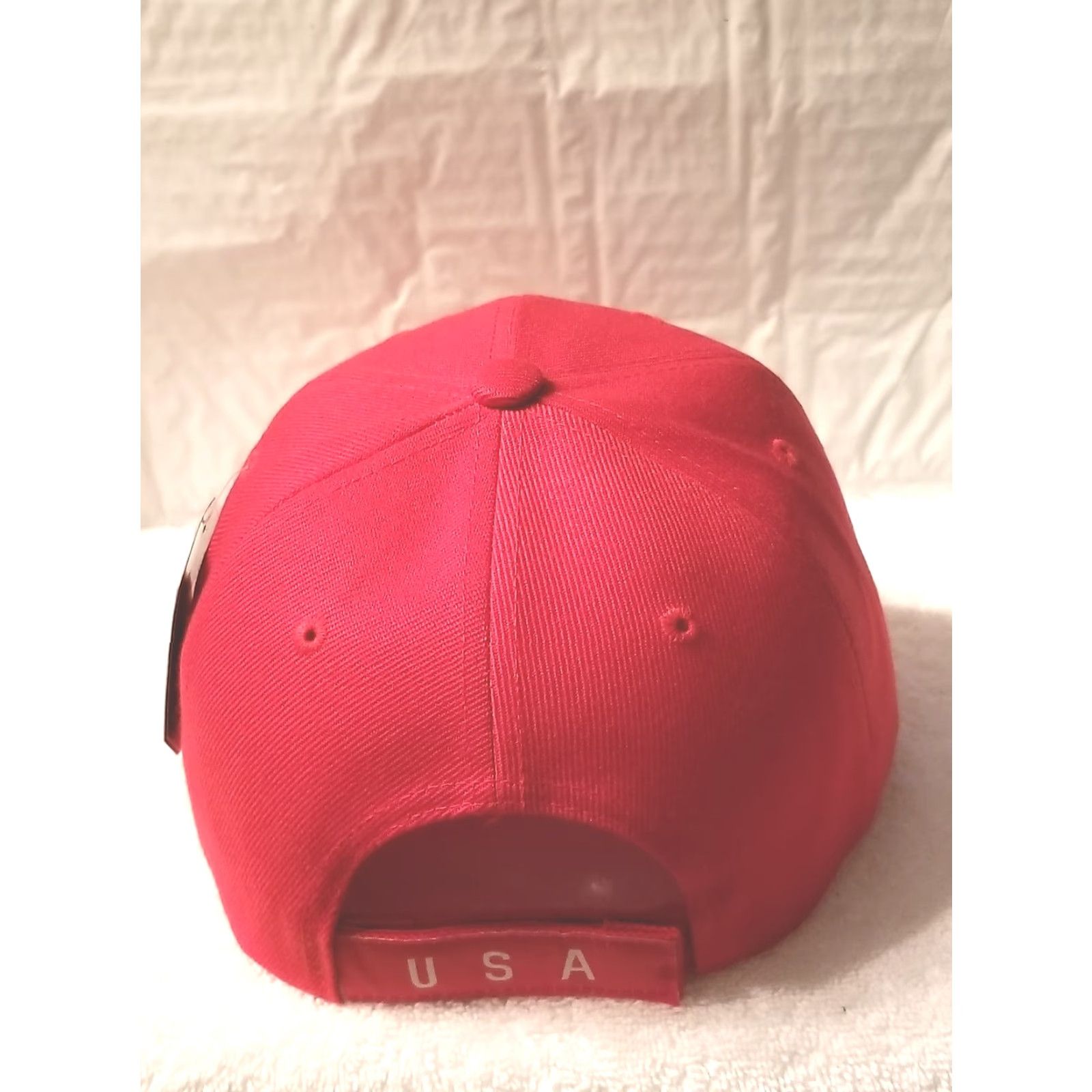 Vintage VINTAGE CALI EAGLE FLYING BASEBALL CAP Adjustable Red Outdoor Mens Size ONE SIZE - 2 Thumbnail