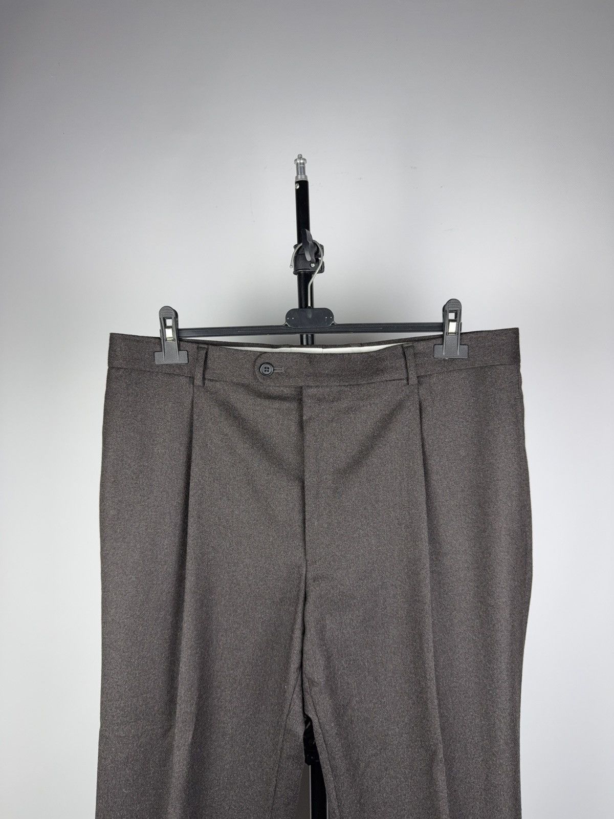 Balmain Vintage 00s Archive Luxury Balmain Wool dress pants Size US 36 / EU 52 - 2 Thumbnail
