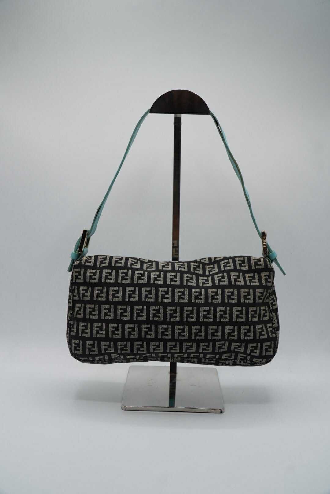 Fendi Fendi Zucchino Canvas Mamma Baguette Bag Size ONE SIZE - 2 Thumbnail