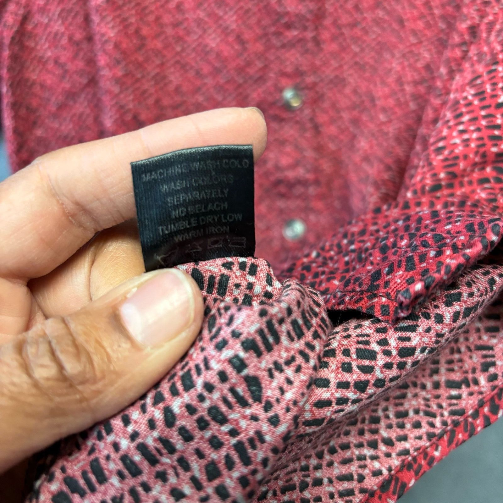 Other Vintage Casual Button Down Shirt Iridescent Button Geometric Size US L / EU 52-54 / 3 - 6 Thumbnail