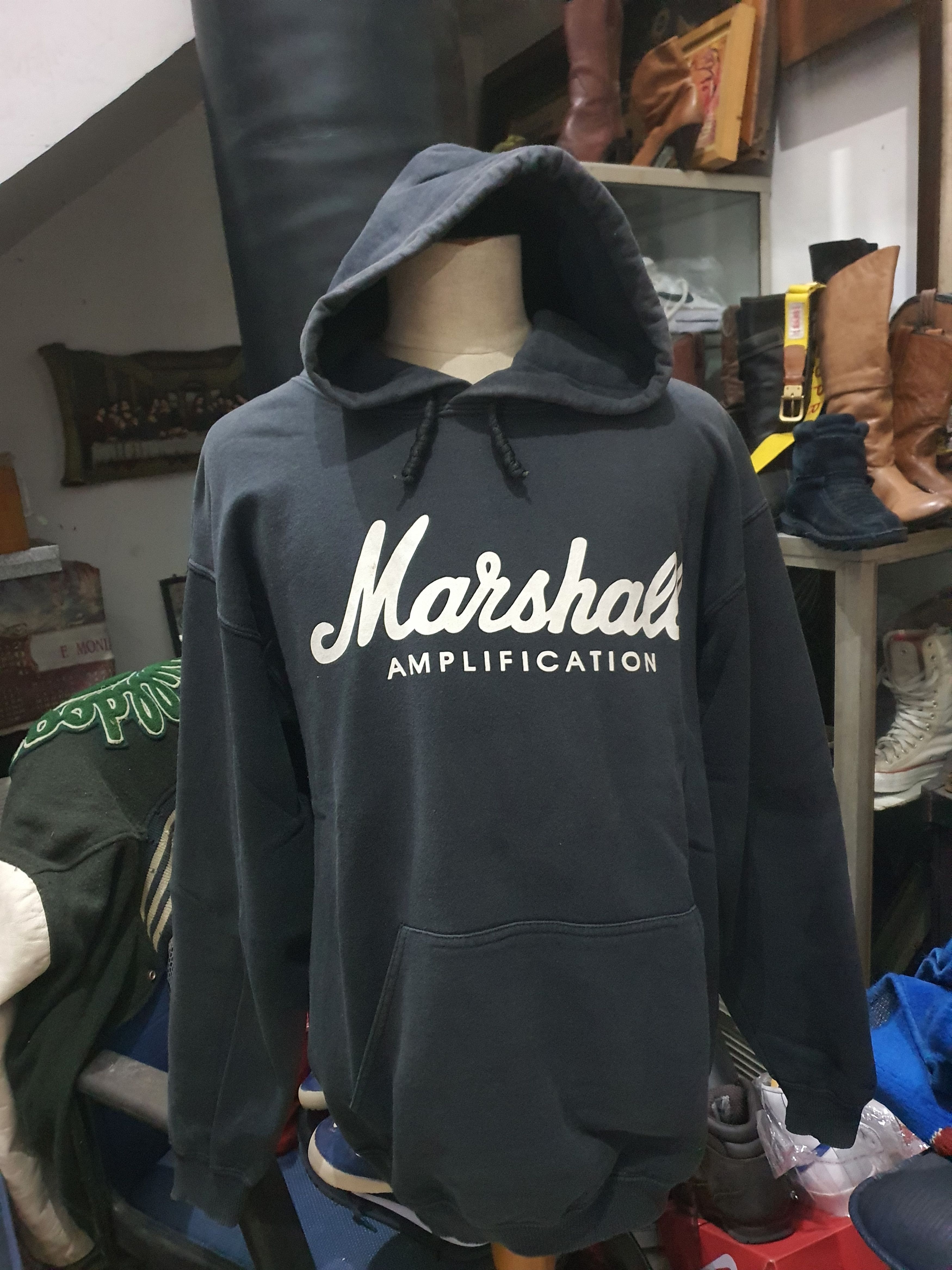 Band Tees 🌈 Marshall amplification vtg Hoodie L XL 🕸 Size US L / EU 52-54 / 3 - 1 Thumbnail