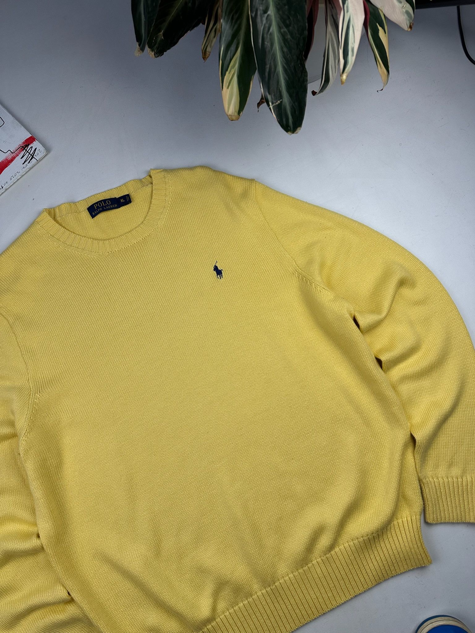 Polo Ralph Lauren Polo Ralph Lauren Yellow Sweater Size US XL / EU 56 / 4 - 5 Thumbnail