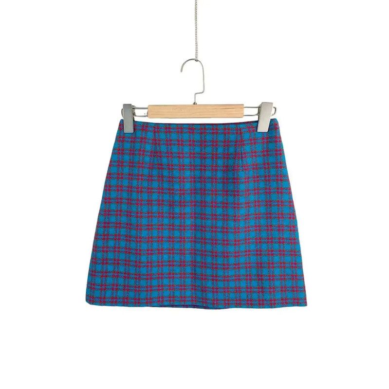 Dior Dior Multicolor Wool Women’s Skirt 0089 Size 26" / US 2 / IT 38 - 1 Thumbnail