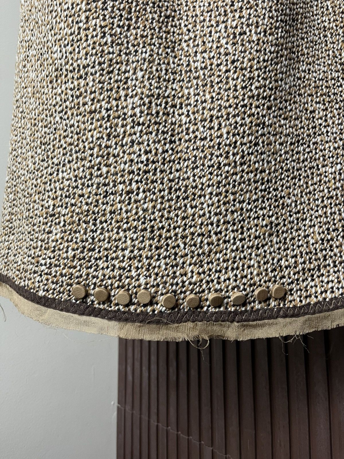 Prada Prada FW/2000 Tweed Slits Wool Knitted Skirts Size 27" / US 4 / IT 40 - 5 Thumbnail