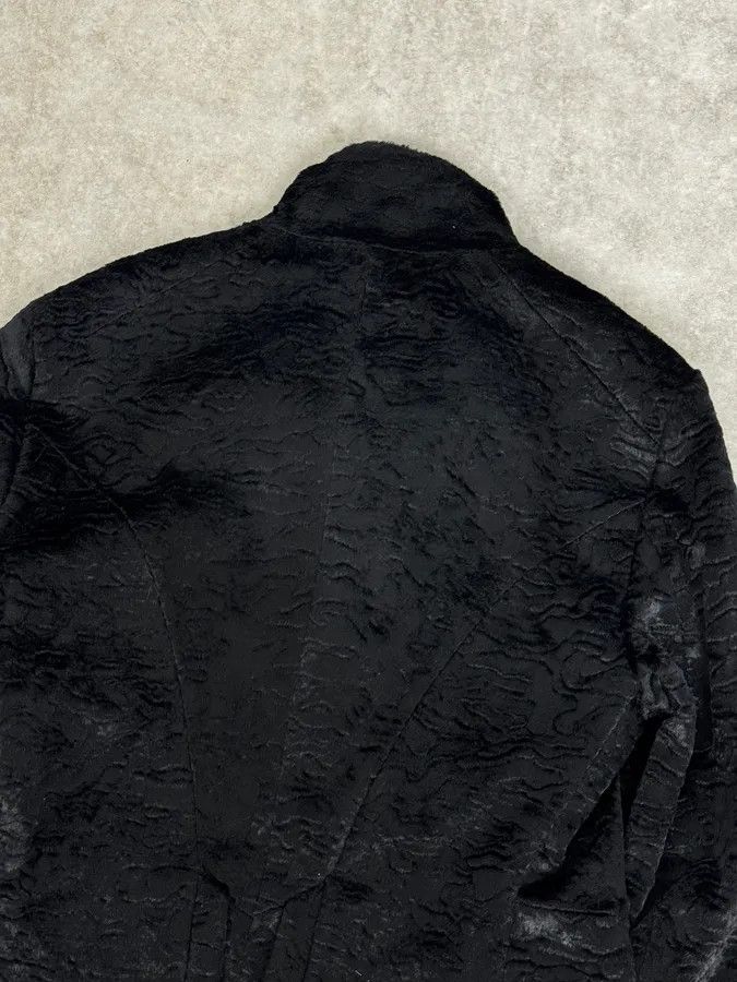 Roberto Cavalli AW2005 Cavalli Black Fur Rebel Biker Buttoned Jacket Size M / US 6-8 / IT 42-44 - 7 Thumbnail