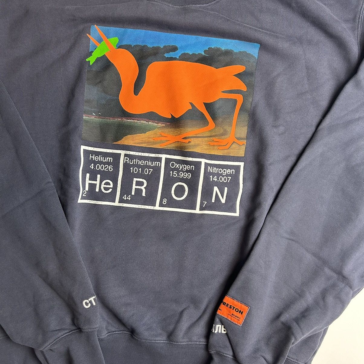 Heron Preston *NEW* Heron Preston Periodic Tabe Sweatshirt Size US L / EU 52-54 / 3 - 2 Thumbnail