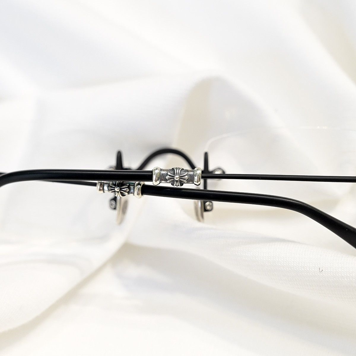 Chrome Hearts CHROME HEARTS PILLS III MATTE BLACK-MATT GLASSES Size ONE SIZE - 4 Thumbnail