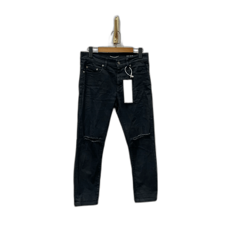 Saint Laurent SLP D02 Black Ripped Jeans-