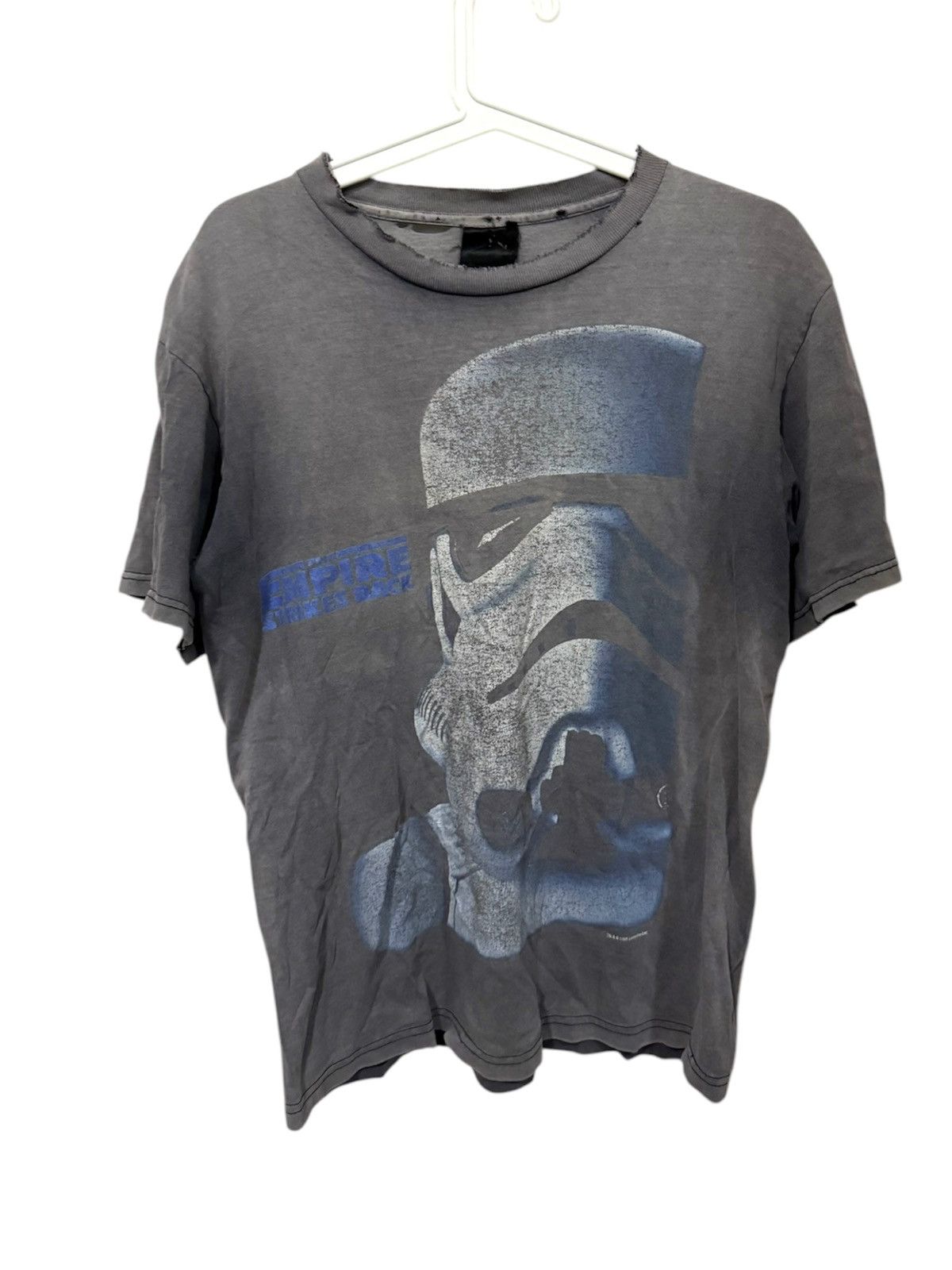 Vintage Thrashed 90s Star Wars Storm Trooper T-Shirt Distressed Size US M / EU 48-50 / 2 - 1 Thumbnail