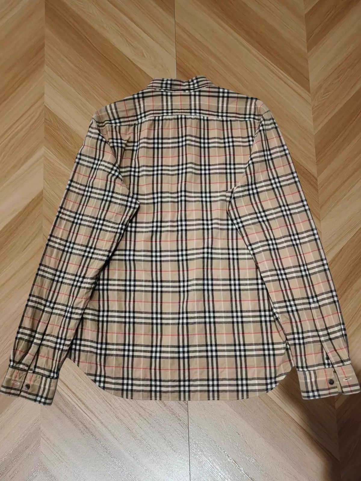 Burberry BURBERRY Women's Cotton Long Sleeve Shirt L (SF) Size L / US 10 / IT 46 - 2 Thumbnail