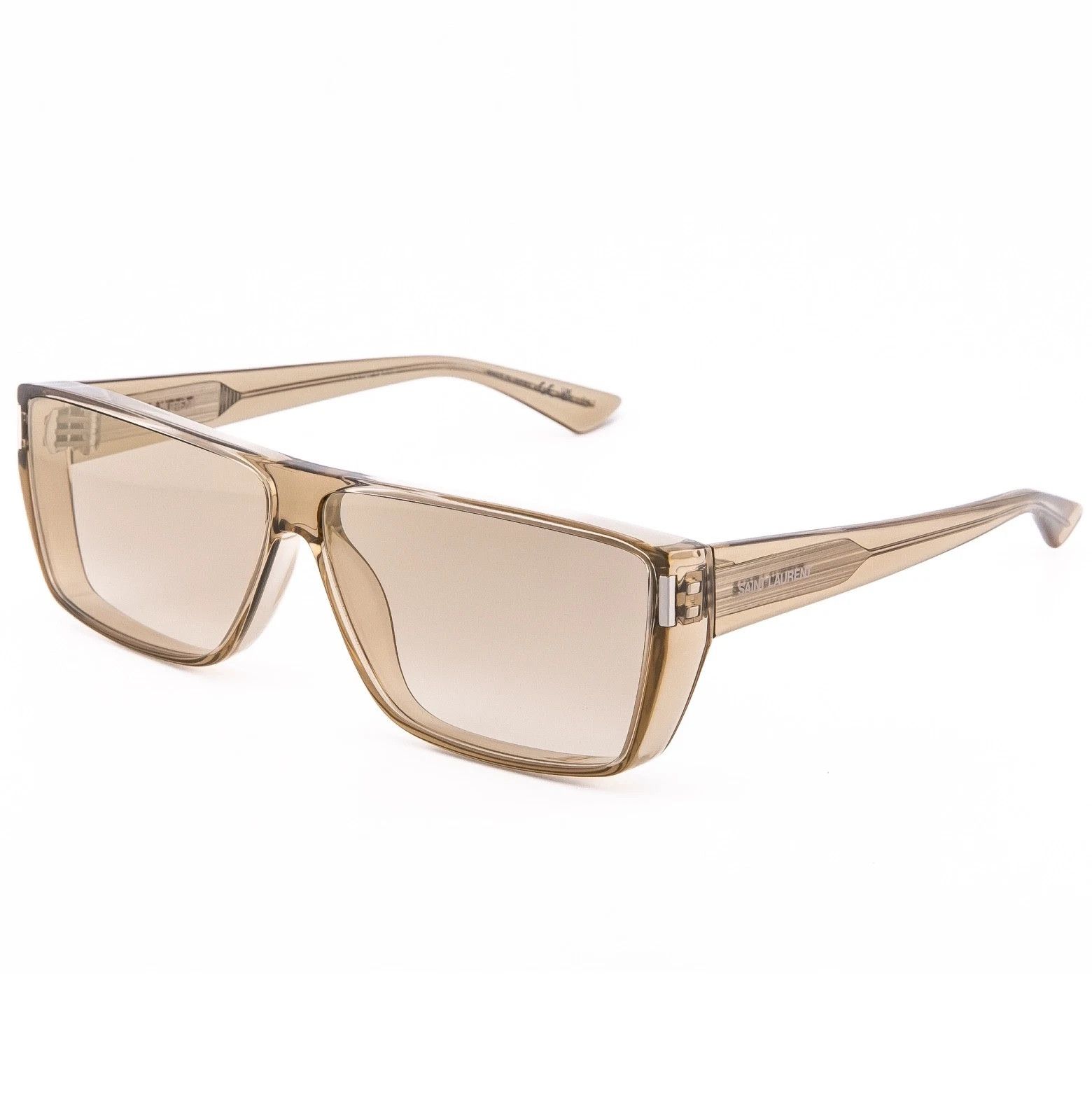 Saint Laurent Paris SAINT LAURENT SL 757 SL757 Crystal Beige Sunglasses 003 Size ONE SIZE - 5 Thumbnail