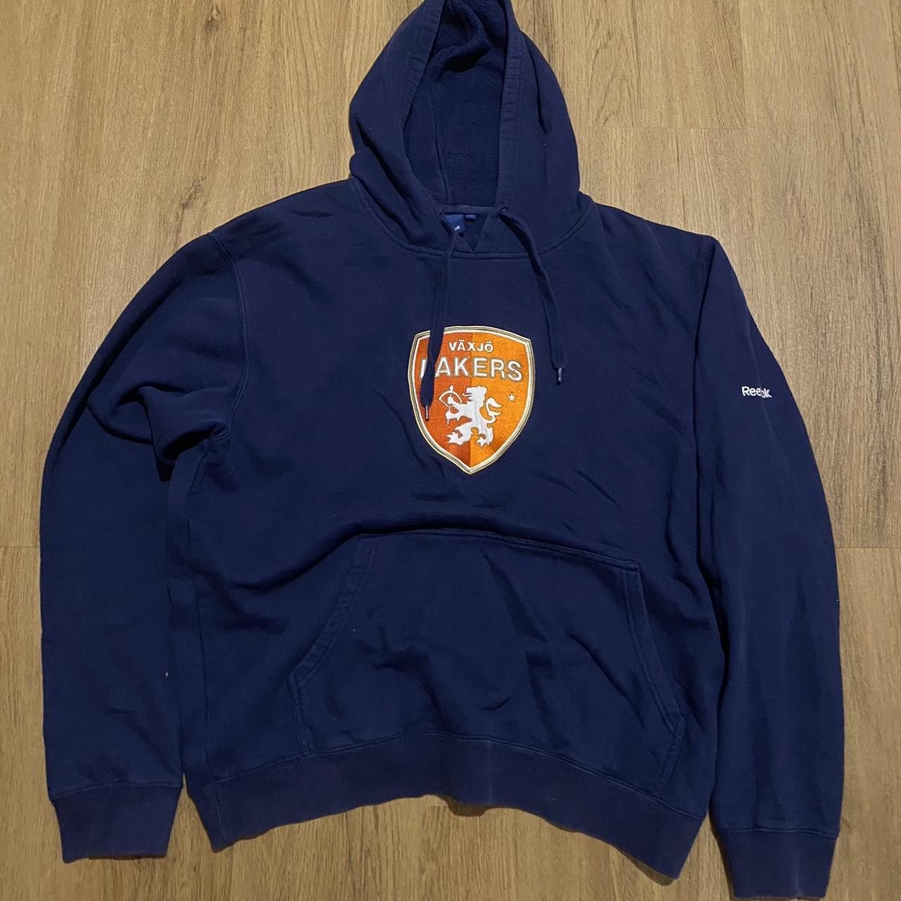 Reebok Navy Reebok hoodie with embroidered logo Size US XL / EU 56 / 4 - 1 Thumbnail