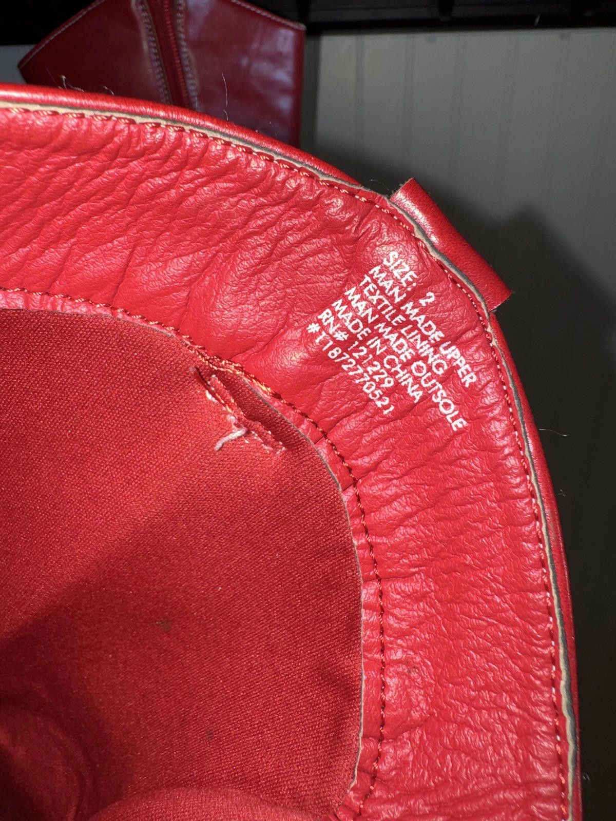 United Colors Of Benetton Red Bebe Classic Western Embroidered Cowgirl Boots Size US 4 / IT 34 - 3 Thumbnail