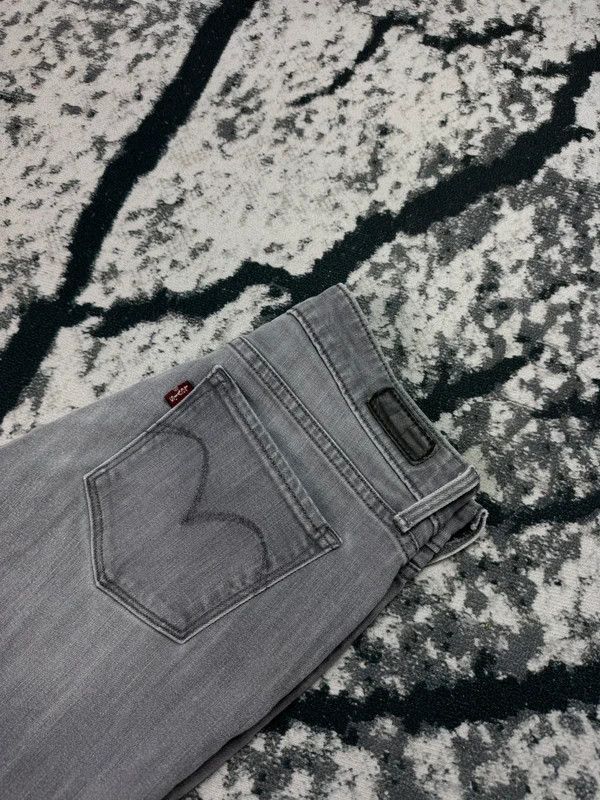Levi's Levis denim curve jeans pants gray 26 30 logo Size 26" / US 2 / IT 38 - 3 Thumbnail