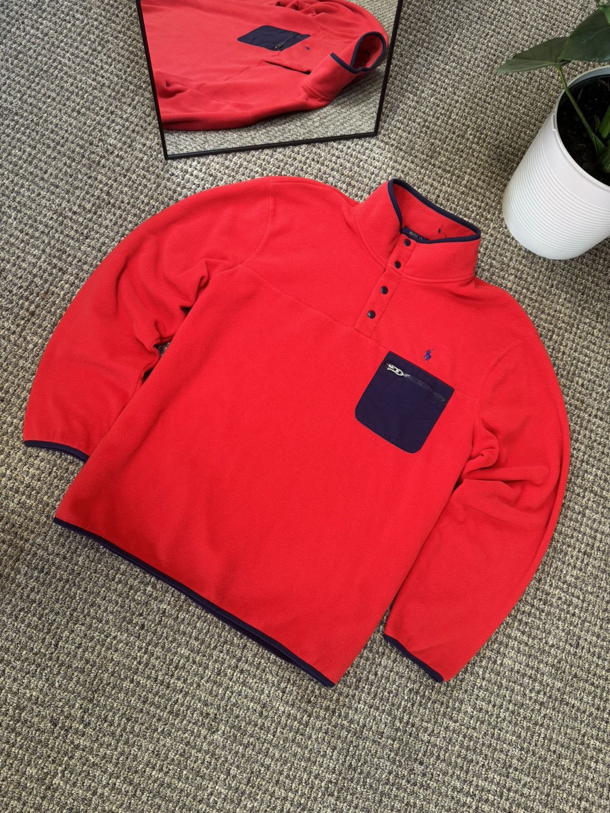 Polo Ralph Lauren Men’s Casual 1/3 Zip Sweater Fleece Polo Ralph Lauren Size US XL / EU 56 / 4 - 4 Thumbnail