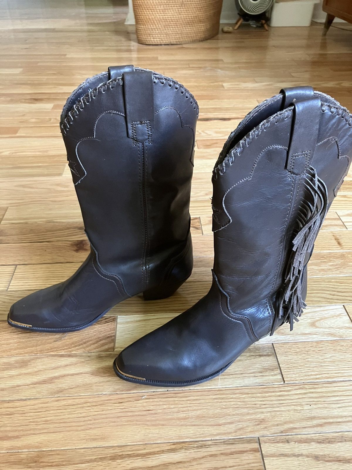 Other VTG Acne women’s cowboy boys with fringe sz 6 1/2 Size US 6.5 / IT 36.5 - 2 Thumbnail