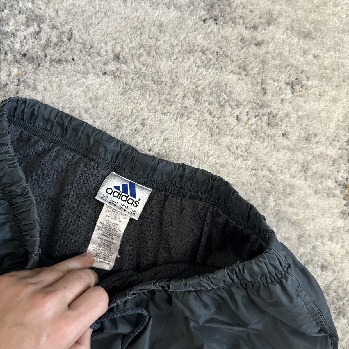 Adidas × Vintage Crazy Vintage 90s Adidas wide leg baggy stripes sweatpants Size US 32 / EU 48 - 5 Thumbnail