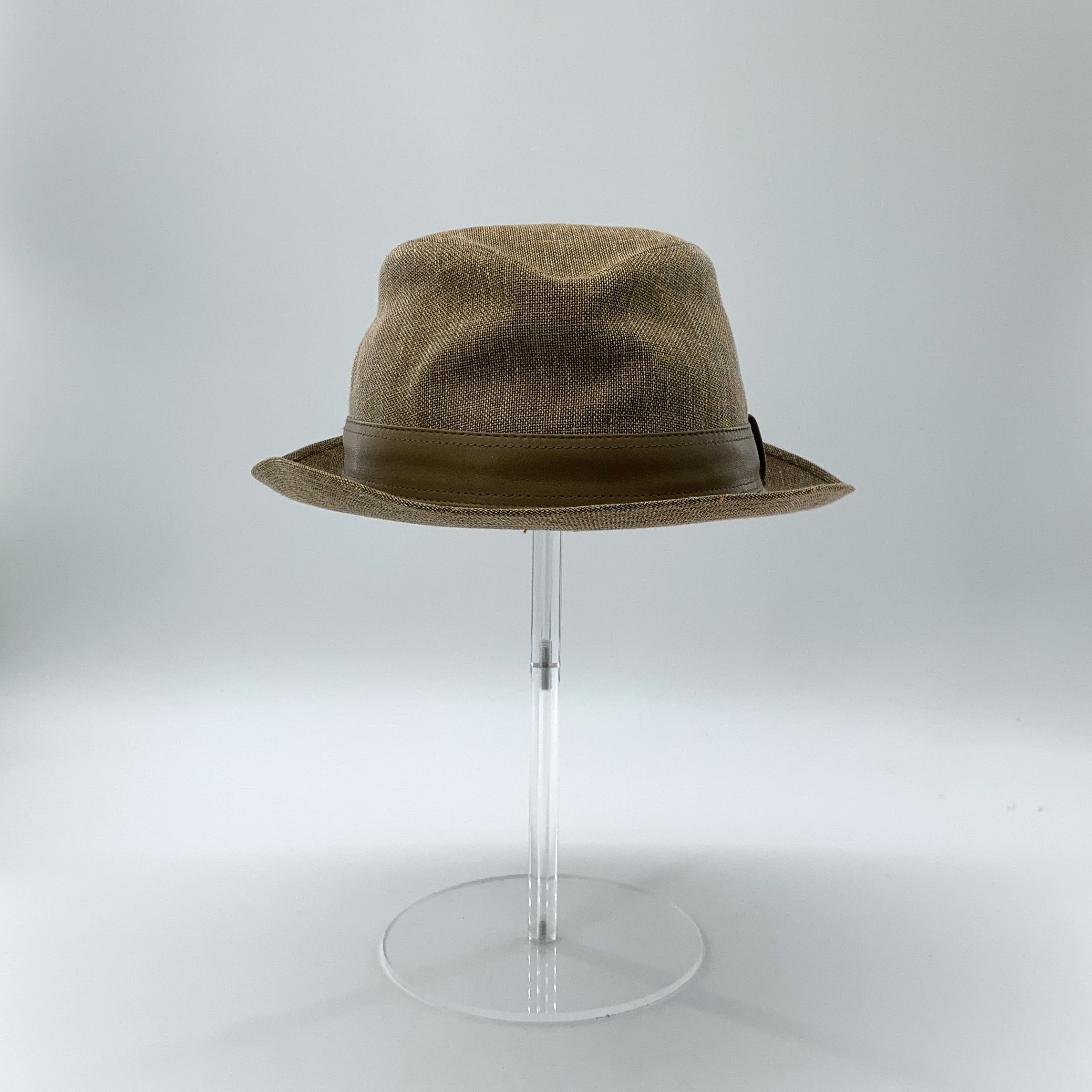 Hermes Hermes Linen Bucket Hat Brown (60 cm) Size ONE SIZE - 1 Thumbnail