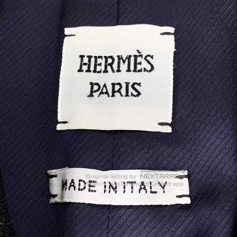 Hermes Hermes Black V-neck Double-breasted Tailored Blazer Size XXS / US 00 / IT 34 - 5 Thumbnail