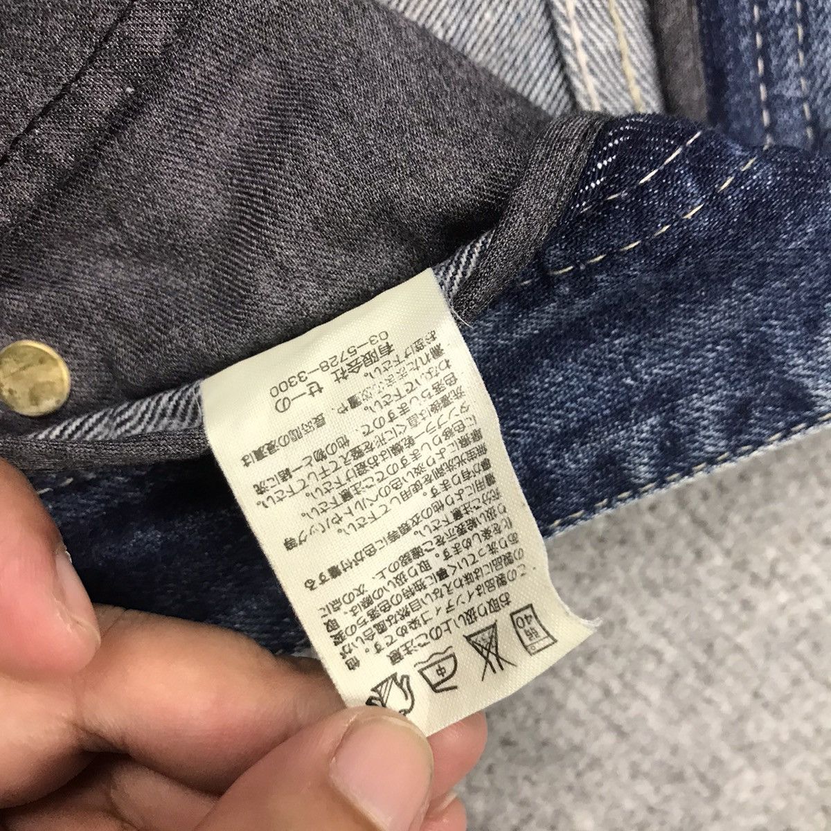 Designer × Japanese Brand FLARE🔥VANQUISH DISTRESSED BOOTCUT PAINTED DENIM PANTS 145 Size US 30 / EU 46 - 13 Thumbnail