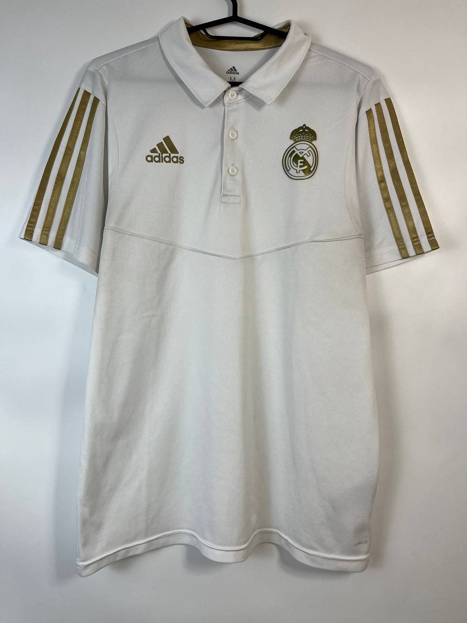Adidas REAL MADRID ADIDAS POLO SHIRT WHITE GOLD DX7858 SIZE M Size US M / EU 48-50 / 2 - 1 Thumbnail