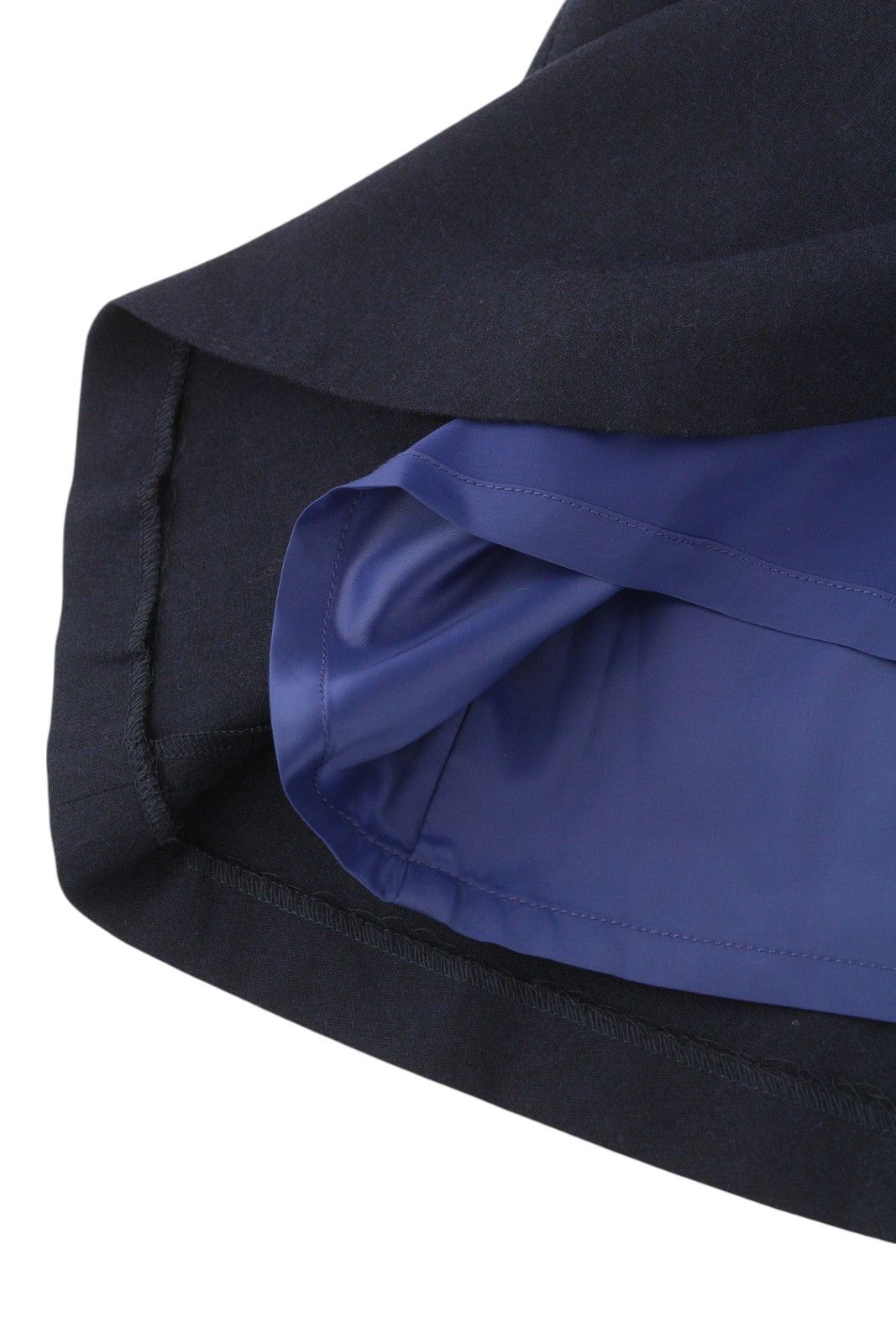 Gant FLANNEL FLARE EU36 Dark Blue Wool Blend Skirt 85356 Size 26" / US 2 / IT 38 - 5 Thumbnail