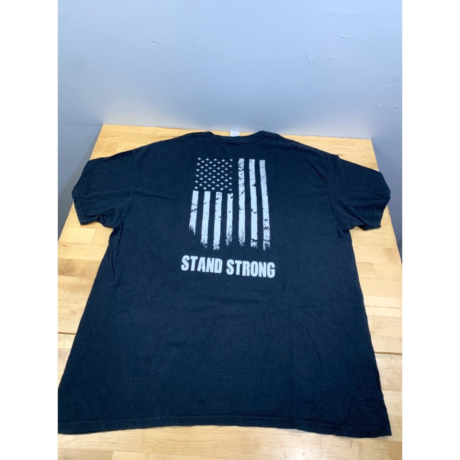 Gildan Gildan Shirt Adult XL Blue US Navy Football American Flag Graphic Print Stand Strong 11486 Size US XL / EU 56 / 4 - 7 Thumbnail