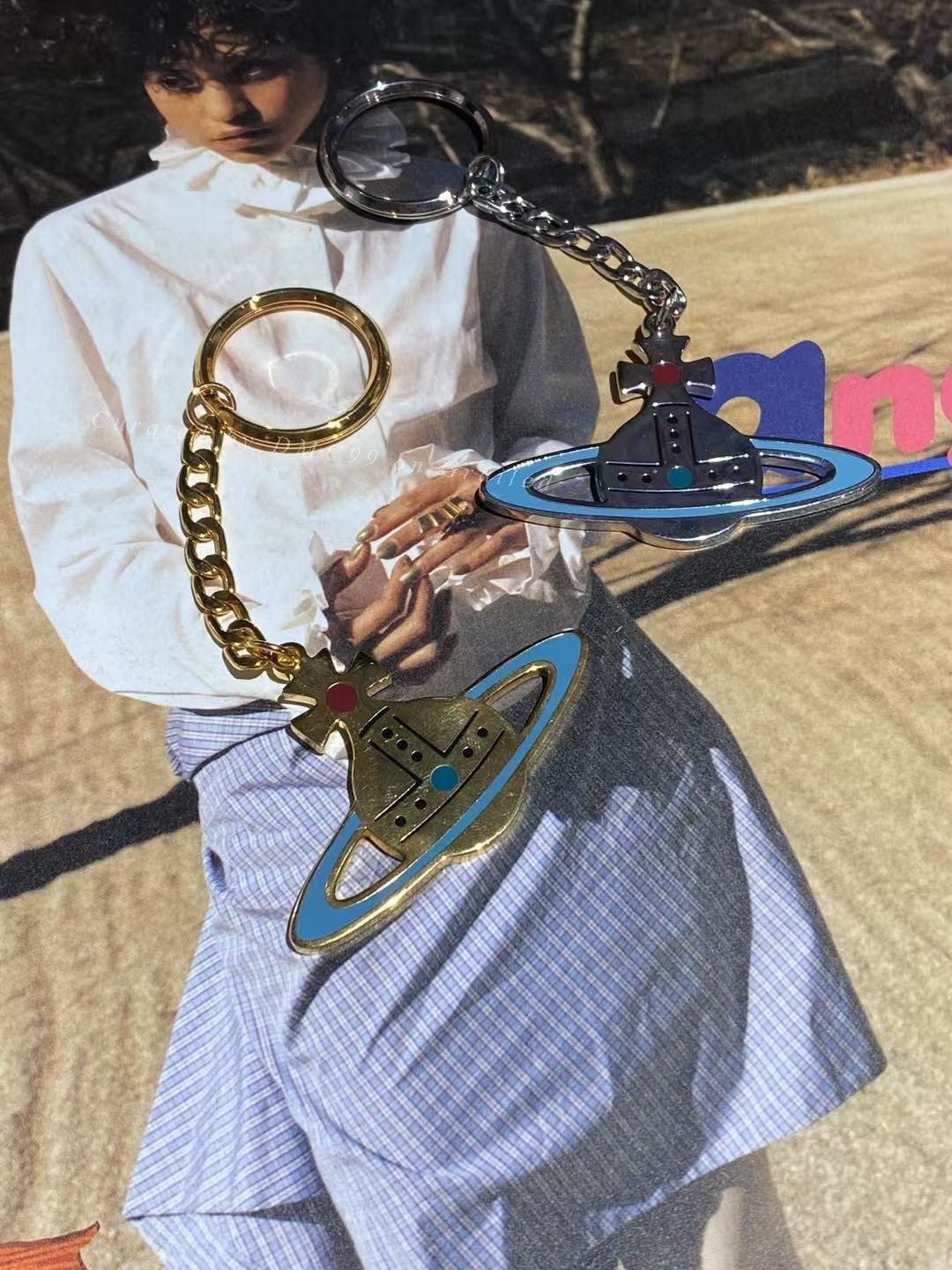 Vivienne Westwood Vivienne Westwood Saturn Keychain Size ONE SIZE - 1 Thumbnail