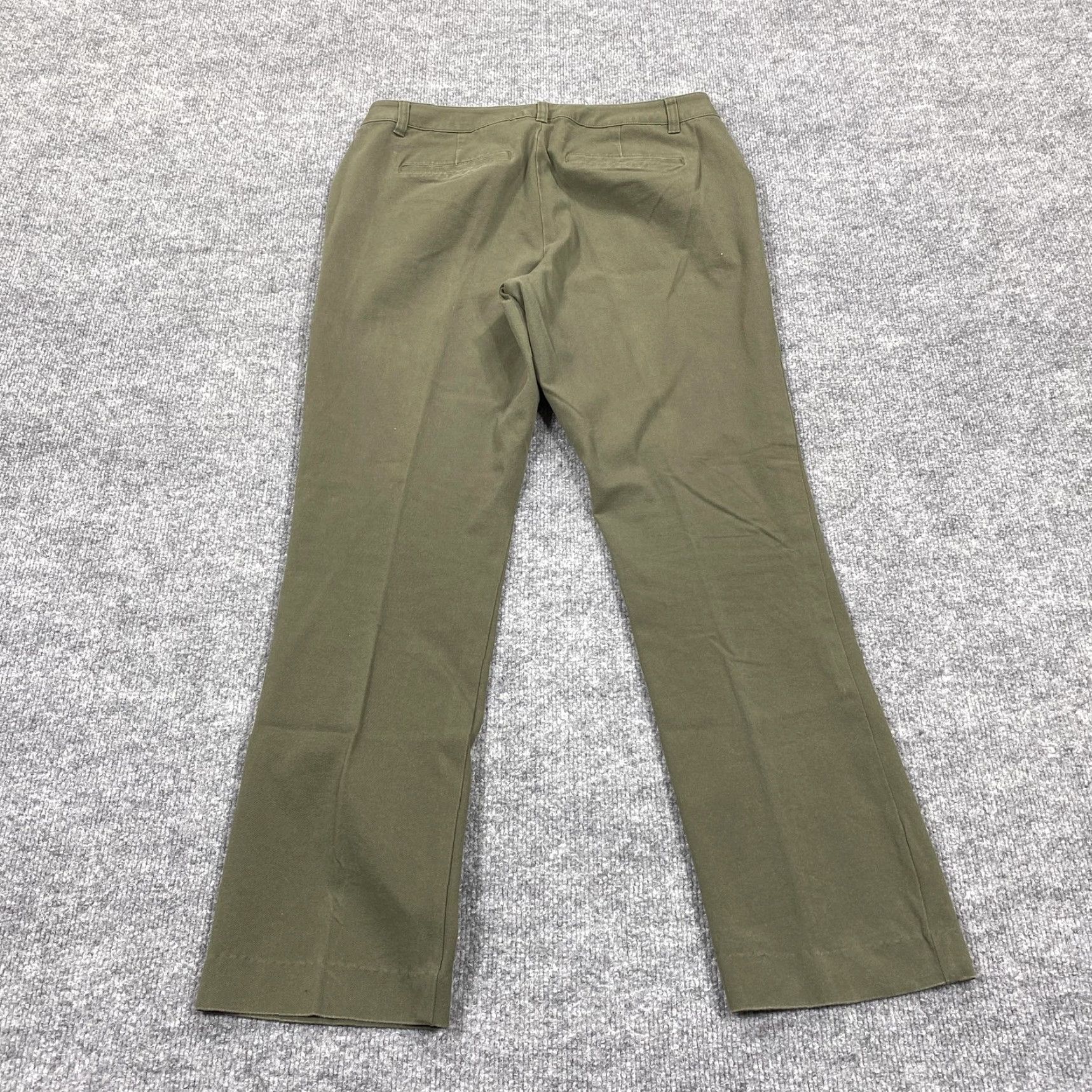 Coldwater Creek Coldwater Creek Pants Womens 10 Green Natural Fit Chino Straight Leg Stretch Size 32" / US 10 / IT 46 - 2 Thumbnail