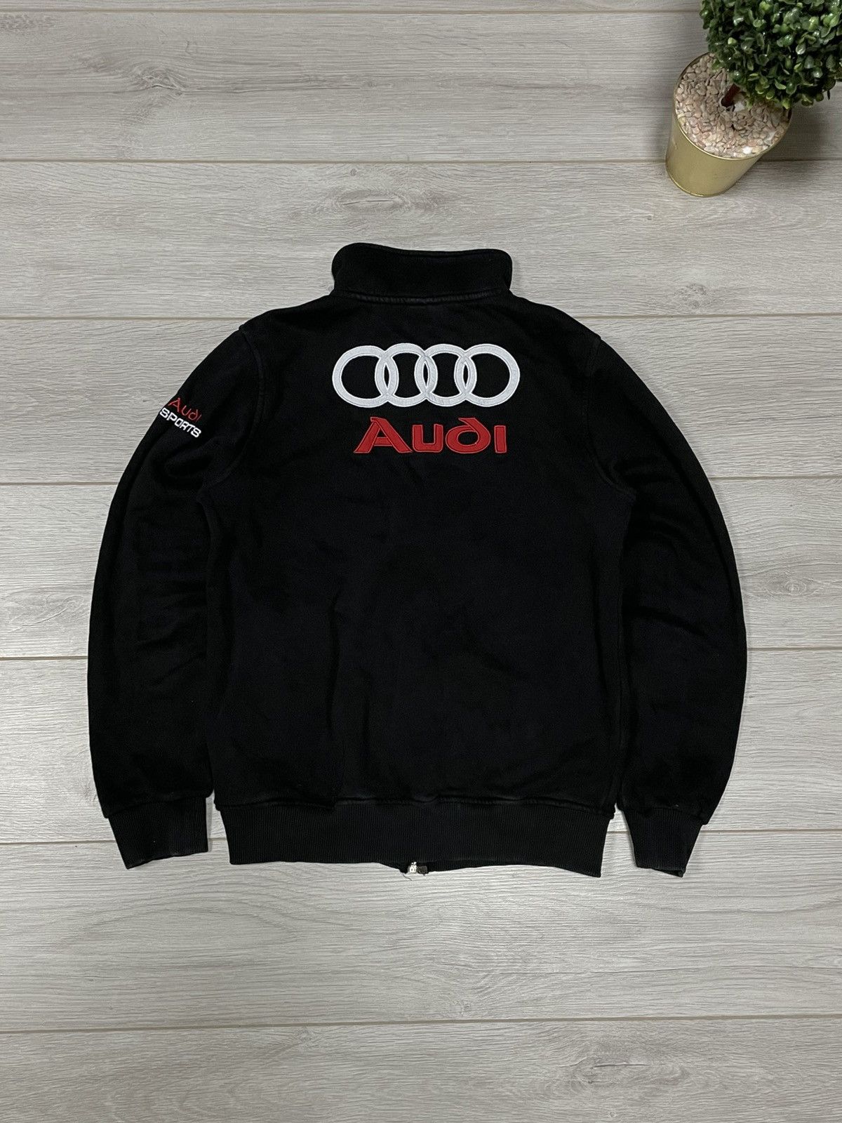 Audi Audi zip sweatshirt high neck Size US M / EU 48-50 / 2 - 2 Thumbnail