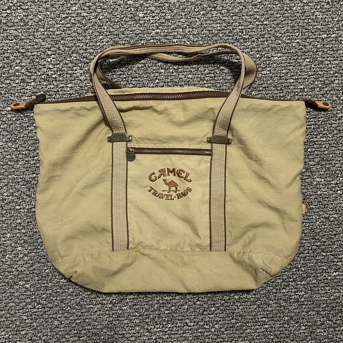 Camel × Leather × Vintage Big Camel Travel Bags vintage 90's bag Size ONE SIZE - 1 Thumbnail