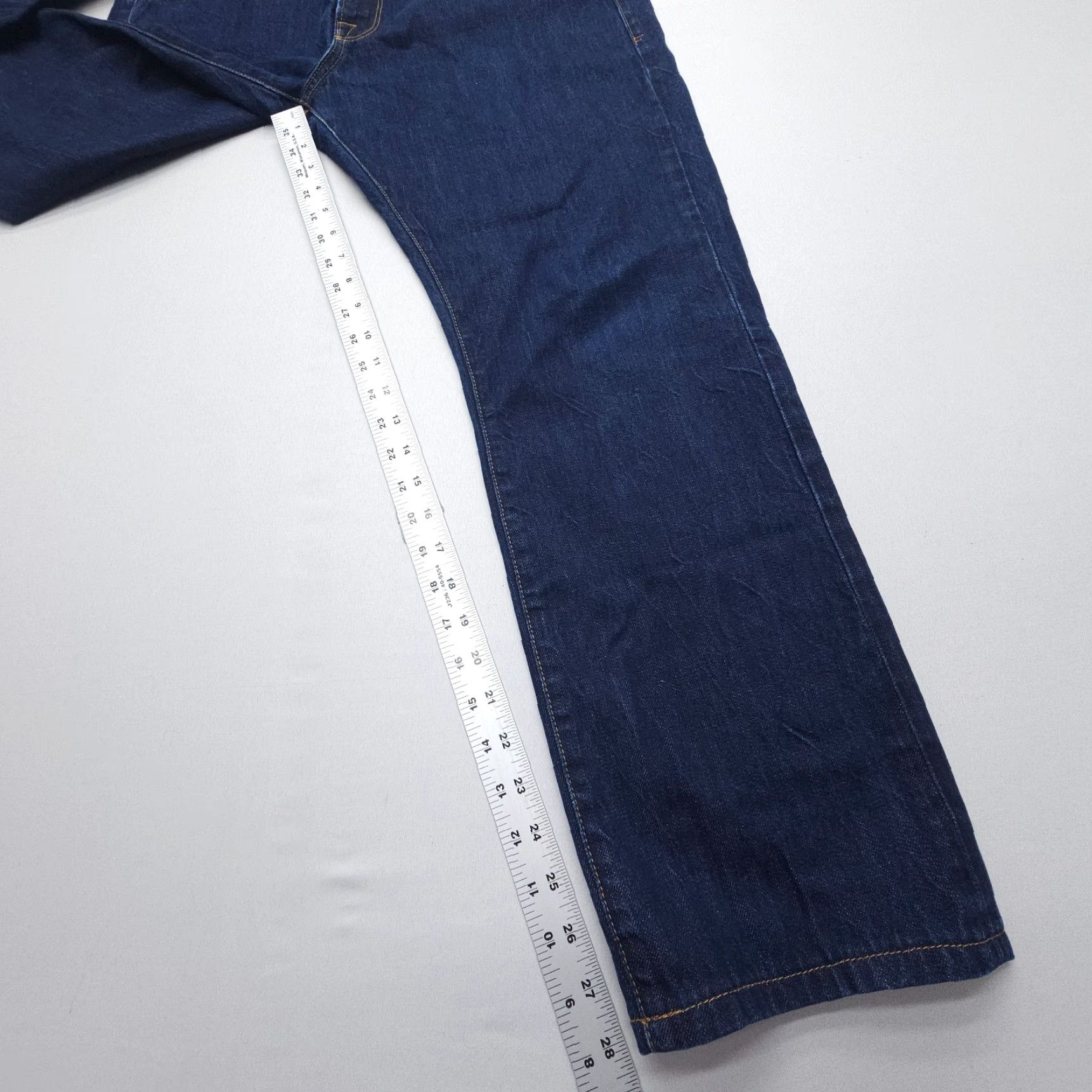 Frame VINTAGE Frame L'Homme Straight Jeans Mens 36 x 28" Dark Wash Blue Point Reyes USA Made Size US 36 / EU 52 - 6 Thumbnail