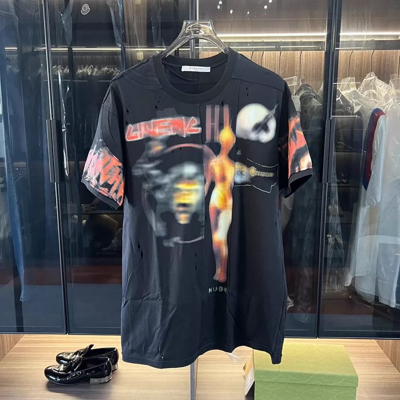 Givenchy Givenchy Devil Soldier Full Destruction Patchwork Short Sl Size US XS / EU 42 / 0 - 1 Thumbnail