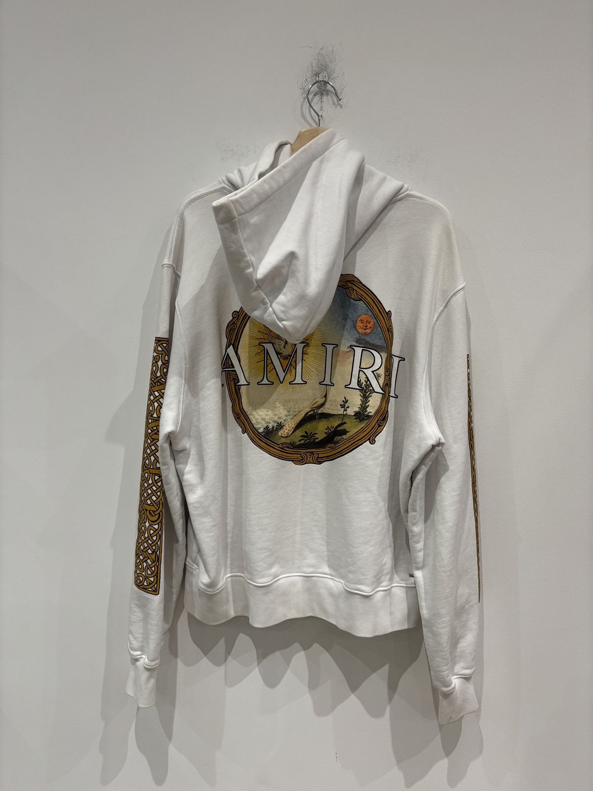 Amiri Amiri Alchemy Frame Hoodie White Size: XL Size US XL / EU 56 / 4 - 6 Thumbnail