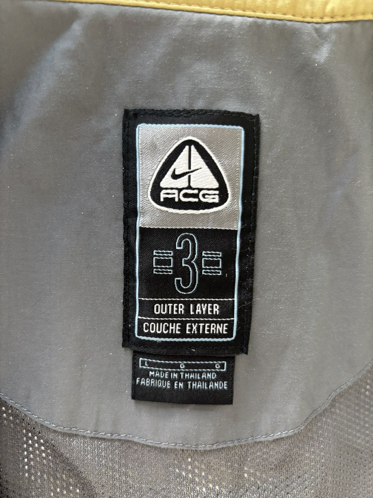 Nike ACG Nike ACG Gray 3-Layer Stormfit Jacket US L Size US L / EU 52-54 / 3 - 9 Thumbnail