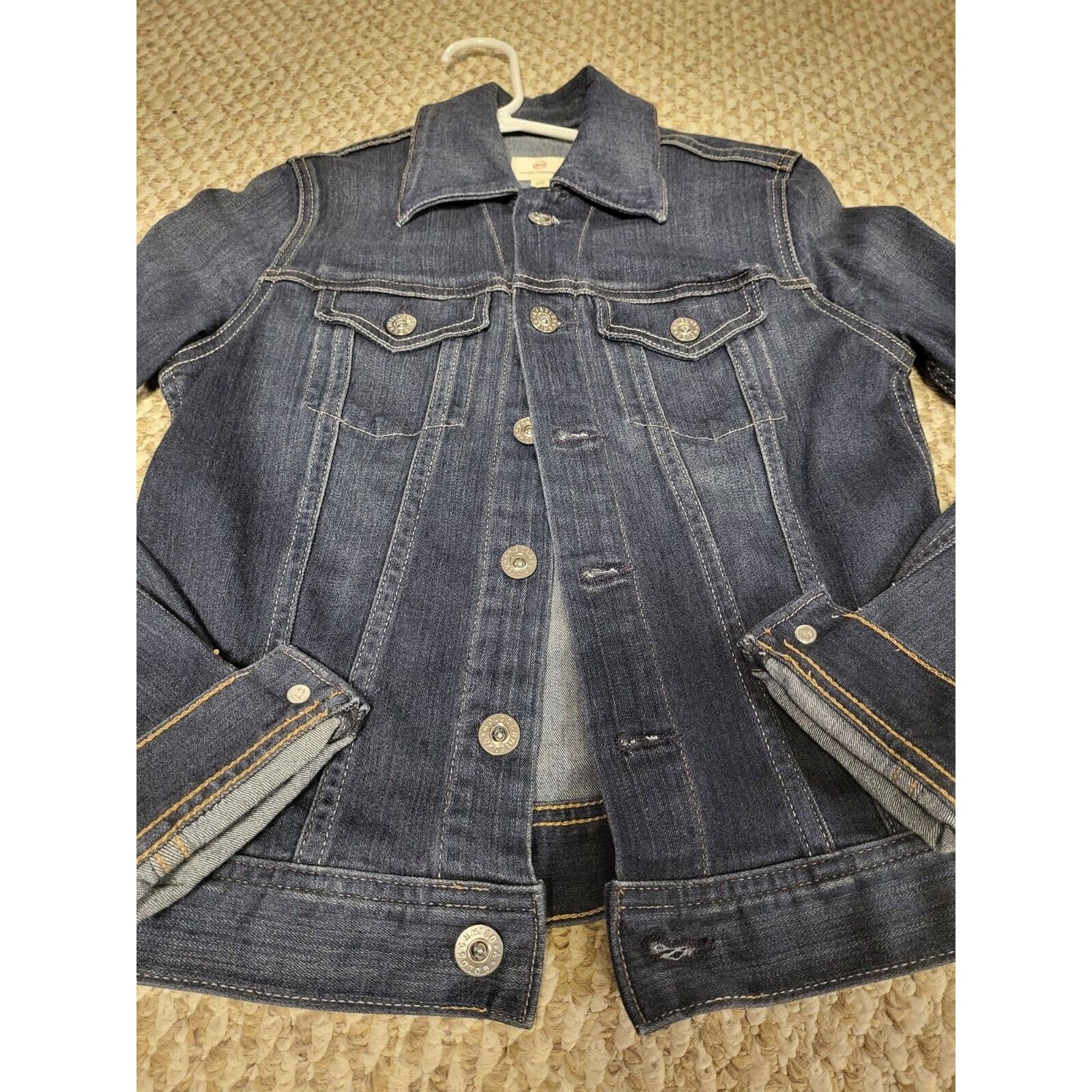 AG Adriano Goldschmied AG Adriano Goldschmied Womens Cotton Denim Button Down Size XS / US 0-2 / IT 36-38 - 2 Thumbnail