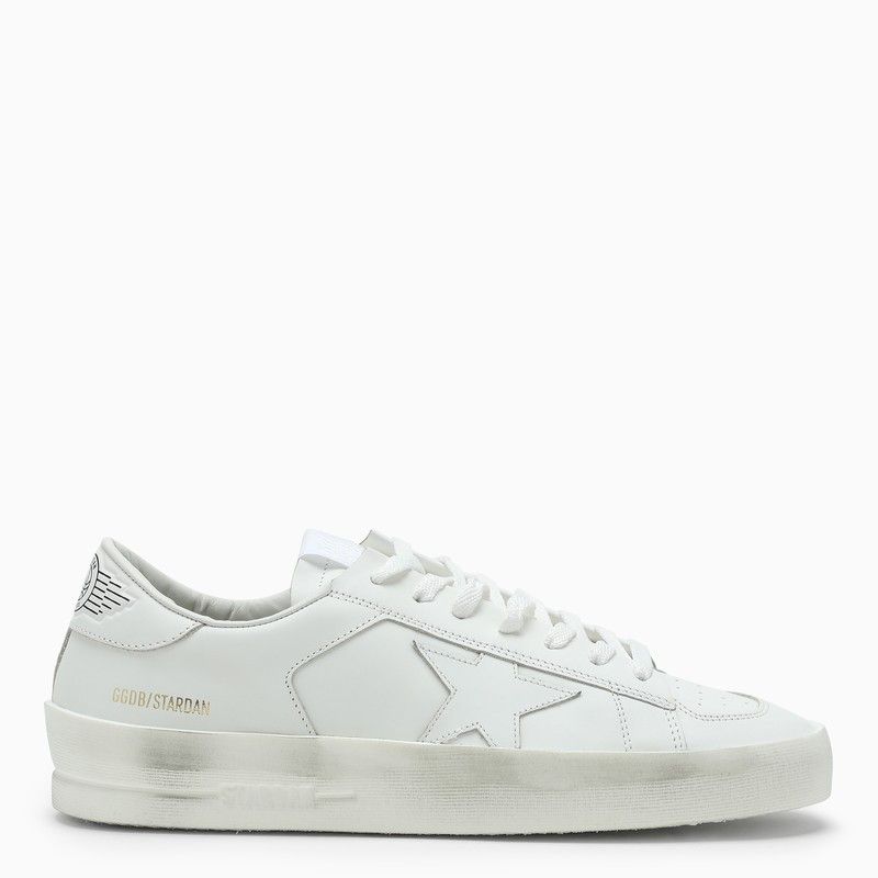 image of Golden Goose White Stardan Sneakers, Women's (Size 8)