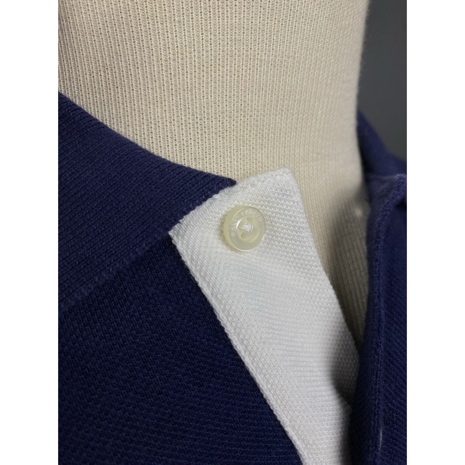 Polo Ralph Lauren Polo Ralph Lauren Big Logo Vintage Men's Blue Polo T-Shirt S Size US L / EU 52-54 / 3 - 9 Thumbnail