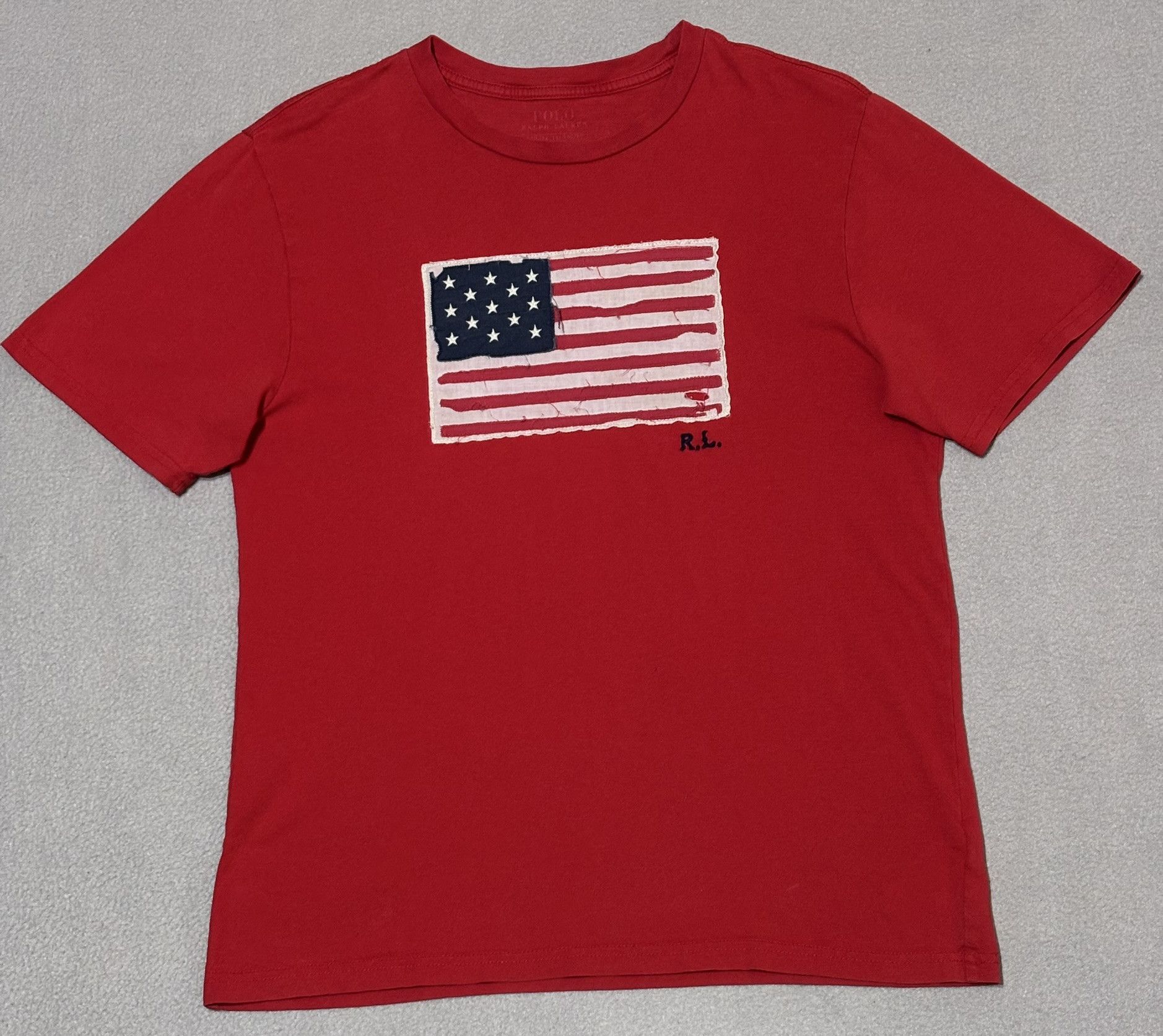 Polo Ralph Lauren Polo Ralph Lauren Flag Red T-Shirt size. L Size L / US 10 / IT 46 - 3 Thumbnail