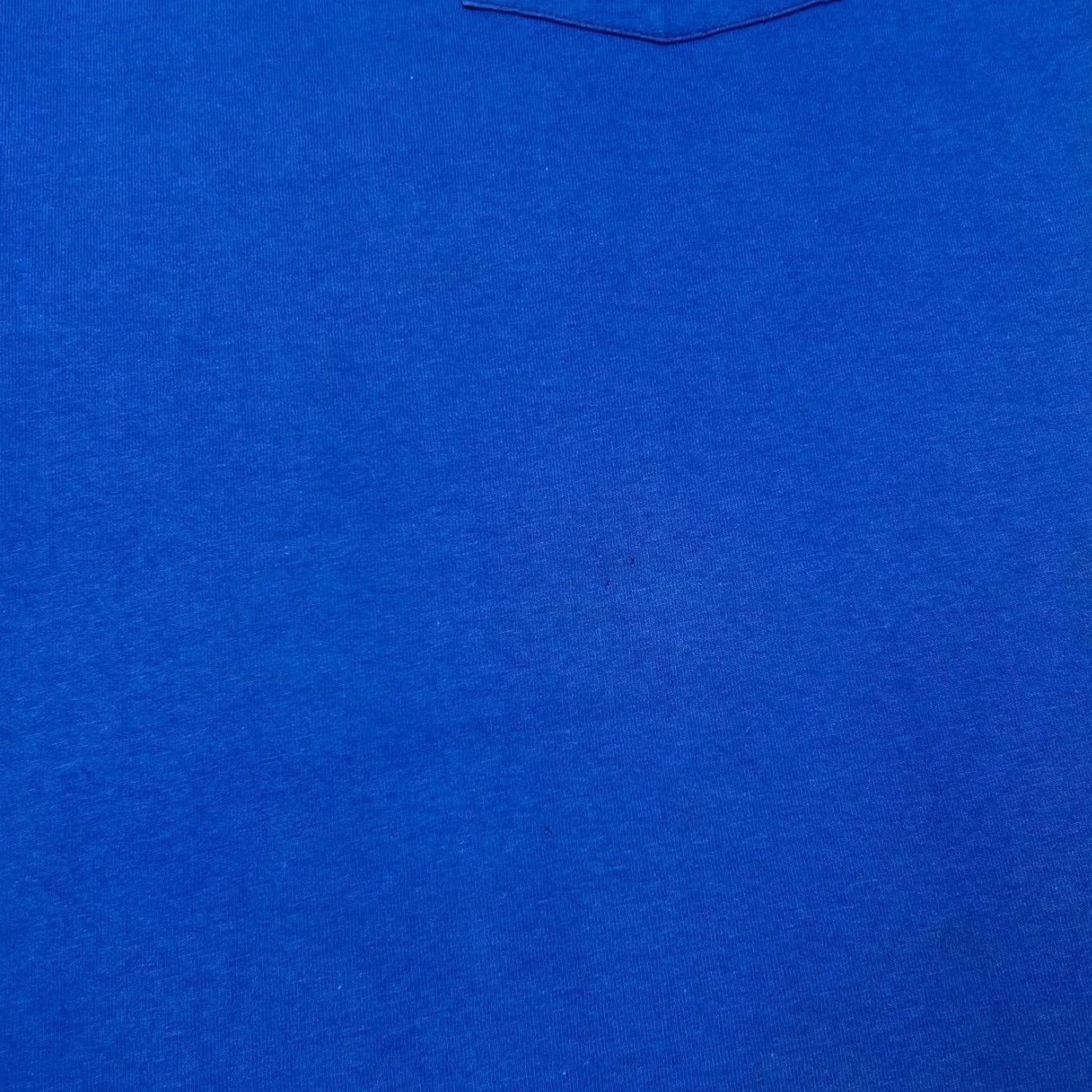 Fruit Of The Loom VINTAGE Joe Lennon's Sandpiper Lounge Flagler Beach, FL Single Stitch T-Shirt L Blue Mens Vintage 90s Graphic Pocket Tee Size US L / EU 52-54 / 3 - 7 Thumbnail