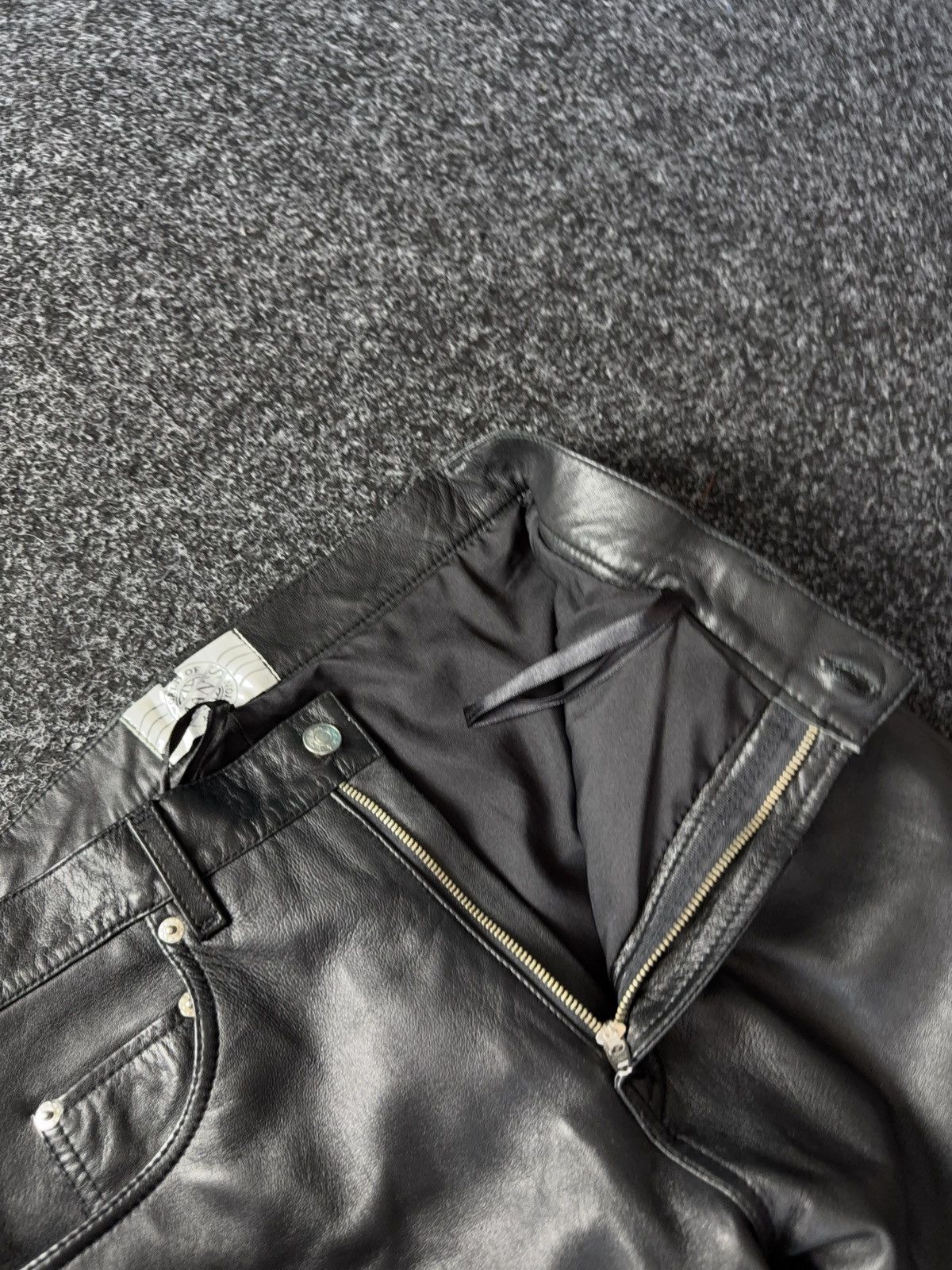 Japanese Brand Vtg Leather pants Japan style racing motor Y2K LGB Style Size US 30 / EU 46 - 7 Thumbnail