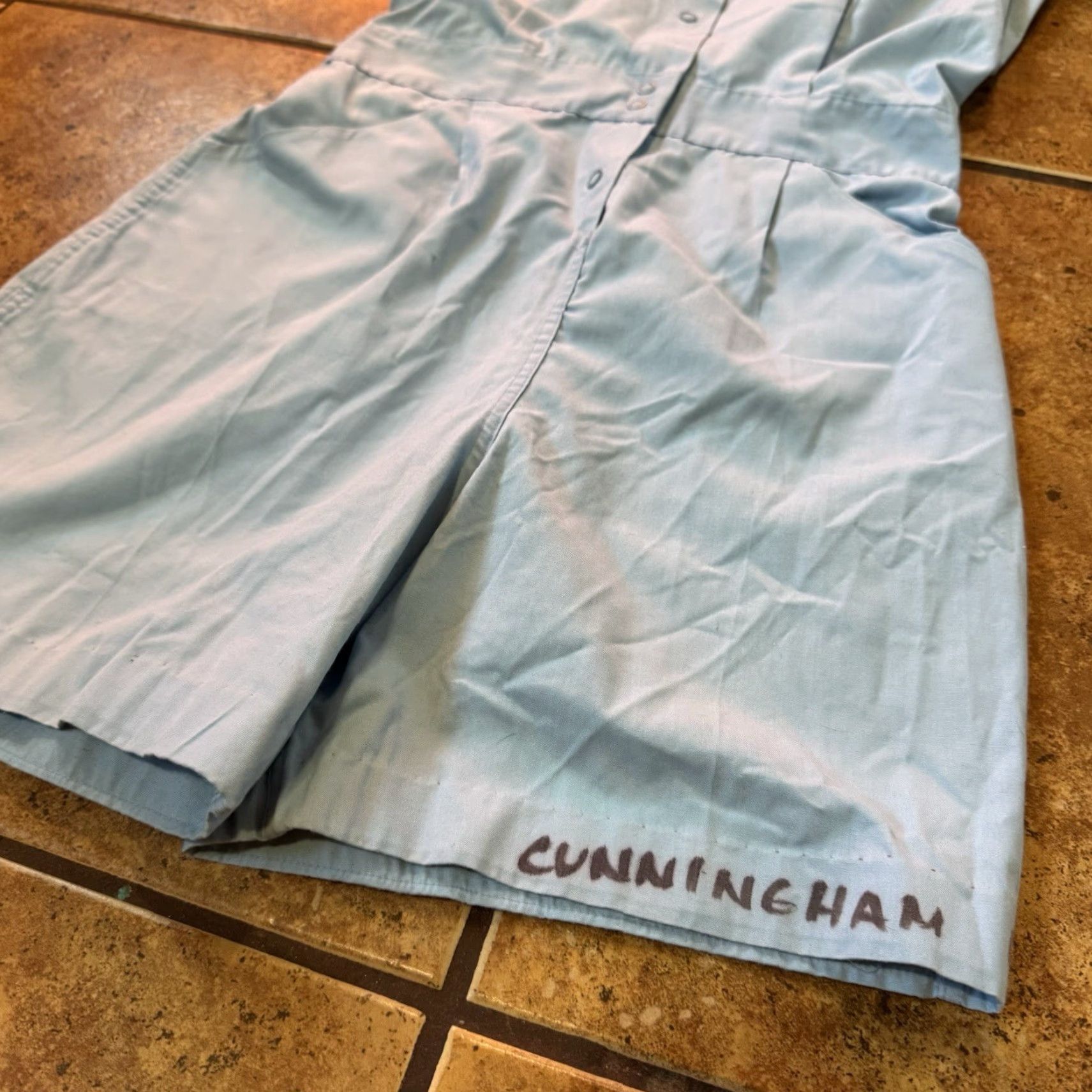 Vintage Vtg nurse uniform WWII blue pinstripe dress Sz 10 50s 60s Size M / US 6-8 / IT 42-44 - 5 Thumbnail