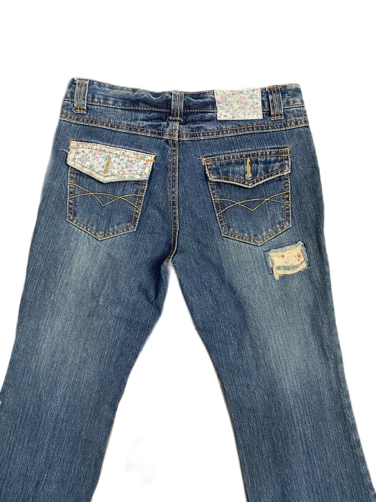 Japanese Brand SUPER FLARE C.O.L.Z.A DISTRESS DENIM Size US 30 / EU 46 - 6 Thumbnail